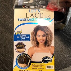 Motown Tress Swiss Lace Deep Part Wig - Blonde
